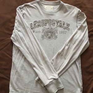 Men’s Aeropostale long sleeve gray medium